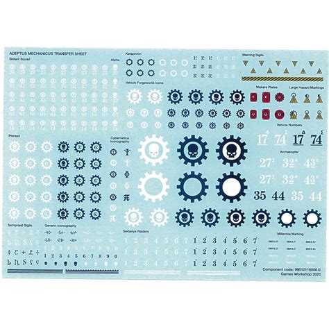 adeptus mechanicus metalica transfer sheet|Printing AdMech transfer sheets! : .